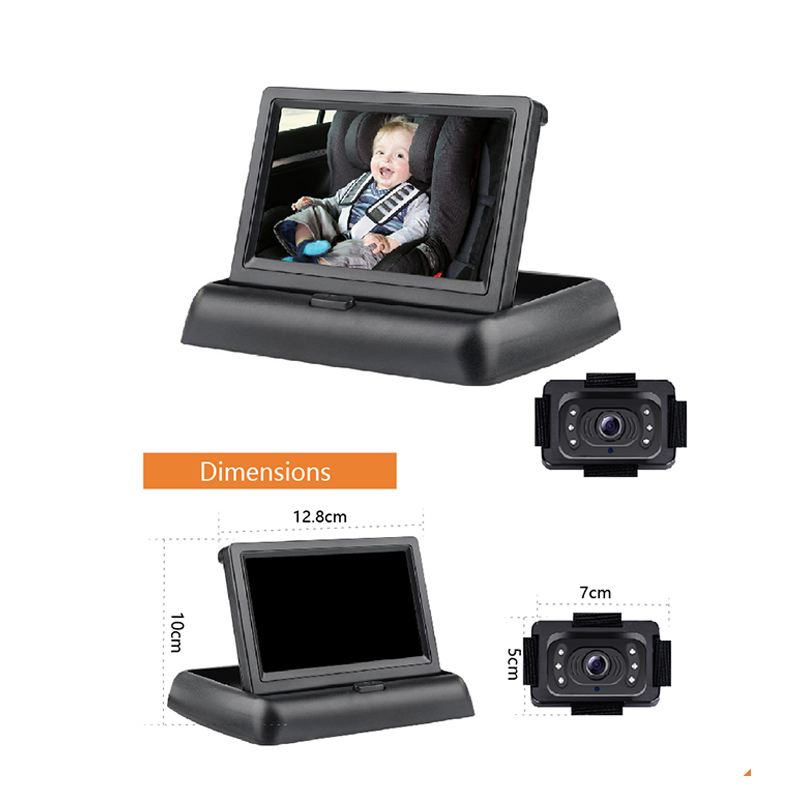 MB4308  4.3inch Baby monitor in car with n...