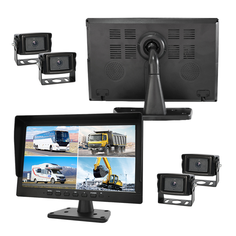 K1015 10Inch 4CH Quad Monitor Set Blind Spot Detection System