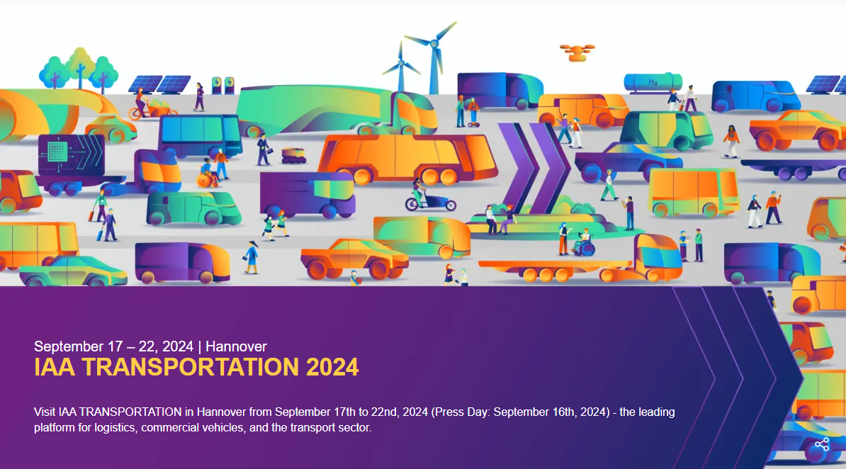 IAA transportation 2024: Booth  J15-9,Hall:14,Sep 17-22,2024