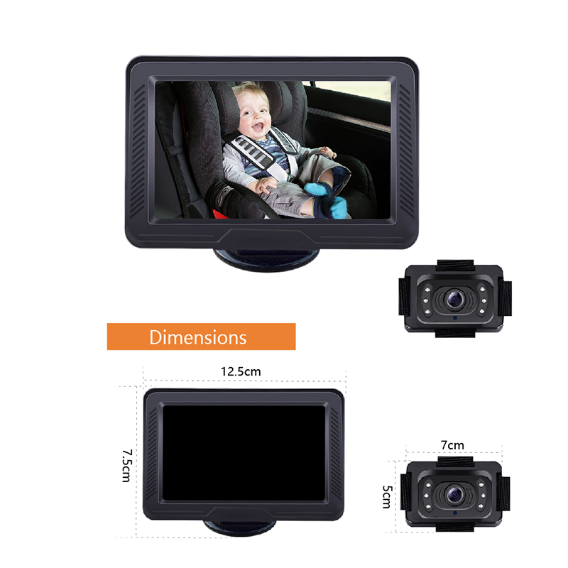MB4306   4.3inch Baby monitor in car with ...